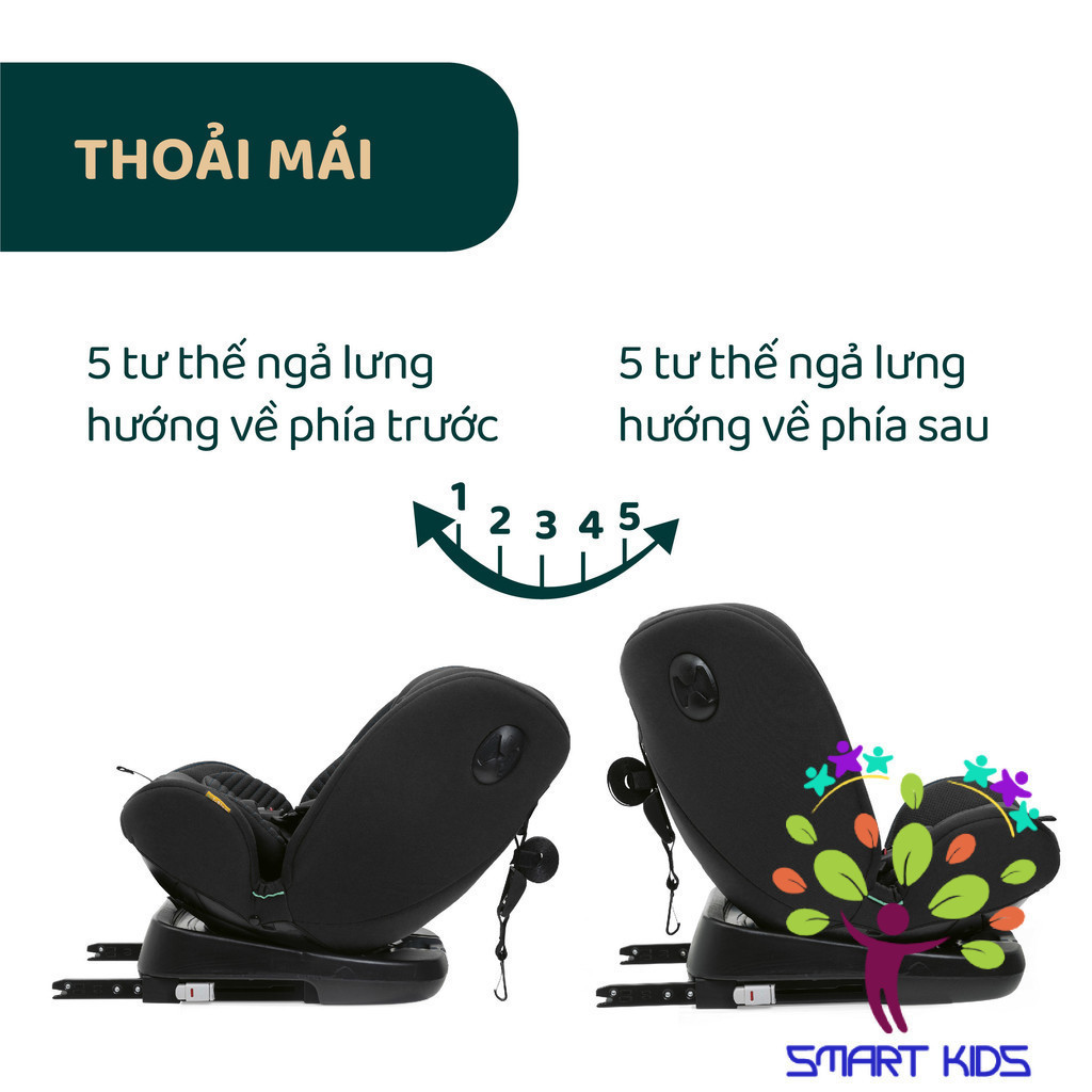Ghế ngồi ô tô từ sơ sinh Chicco Unico Evo I-Size Air Black Air