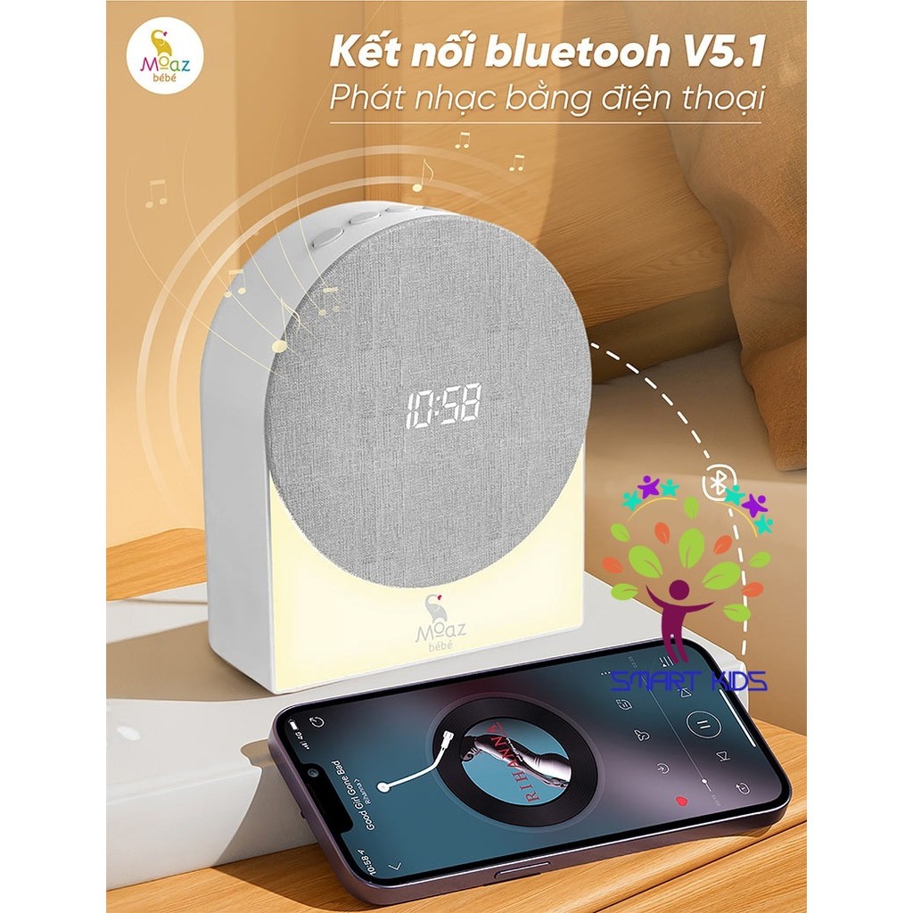 Máy Tạo Tiếng ồn Trắng 4 Trong 1 Moaz BéBé MB-106