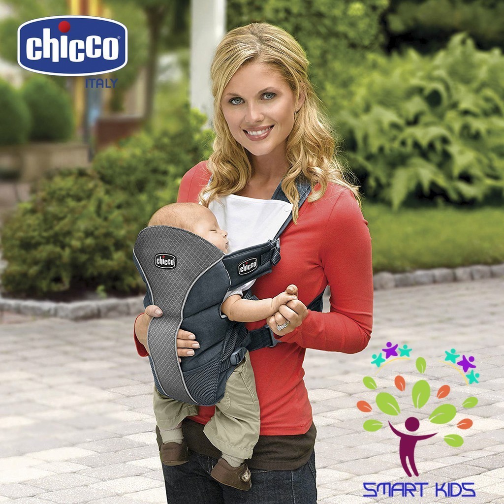 Địu Chicco Ultrasoft  ghi trám/ghi silver