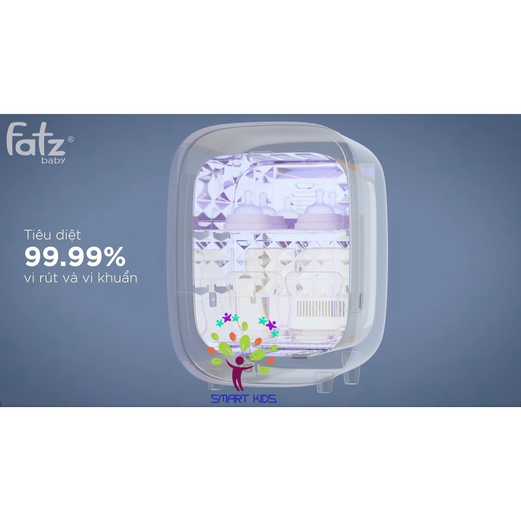 Máy Tiệt Trùng Sấy Khô Khử Mùi UVC-LED Công Nghệ Nano Plasma Ion Fatz Baby PLASMAX 2 FB4791TN