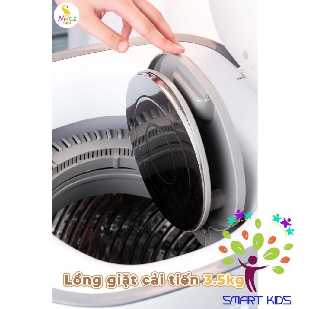 Máy Giặt Sấy Khô Quần áo Cho Bé Moaz BéBé MB-068 Plus