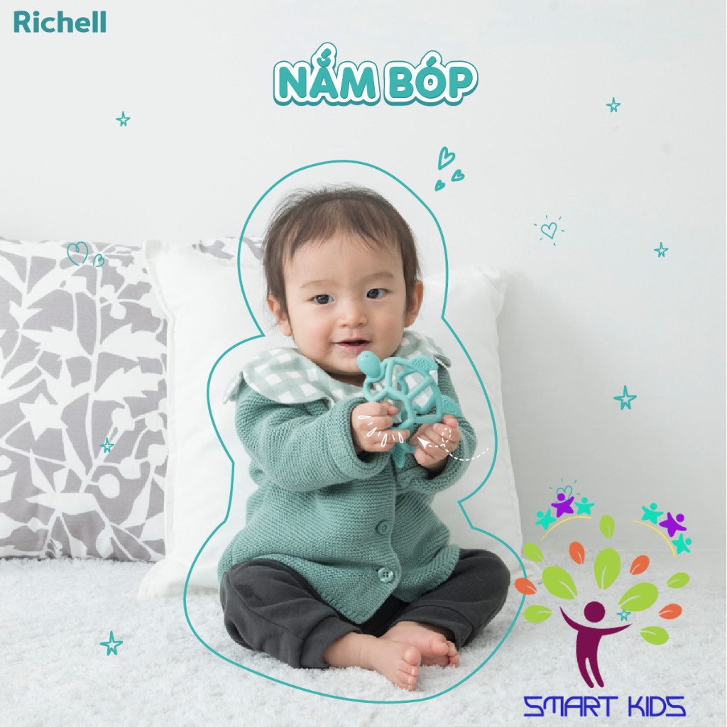 Gặm nướu đồ chơi 3D silicone RICHELL | Baby