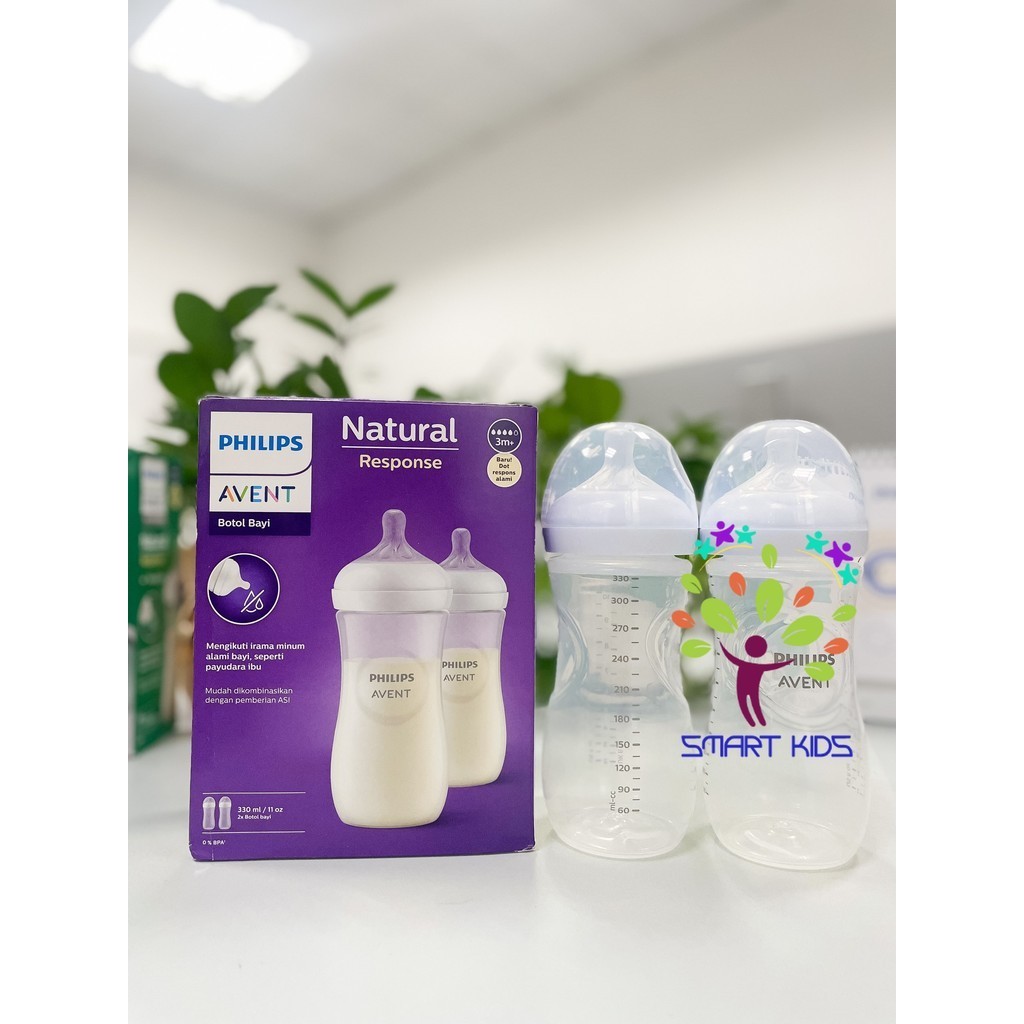 Bình sữa mô phỏng tự nhiên Philips Avent Natural Response 3.0 mẫu mới