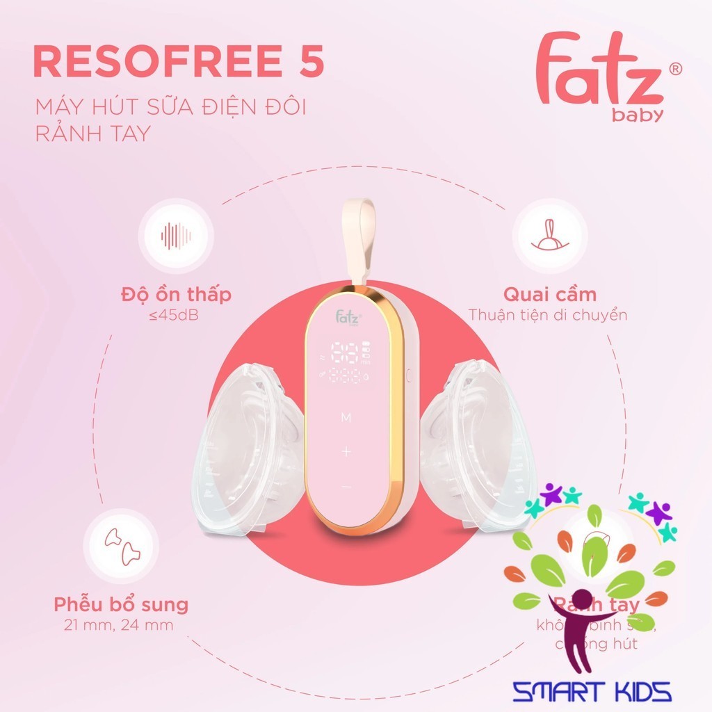 Máy Hút Sữa điện đôi Rảnh Tay Fatz Baby Resofree 5 FB1380VN