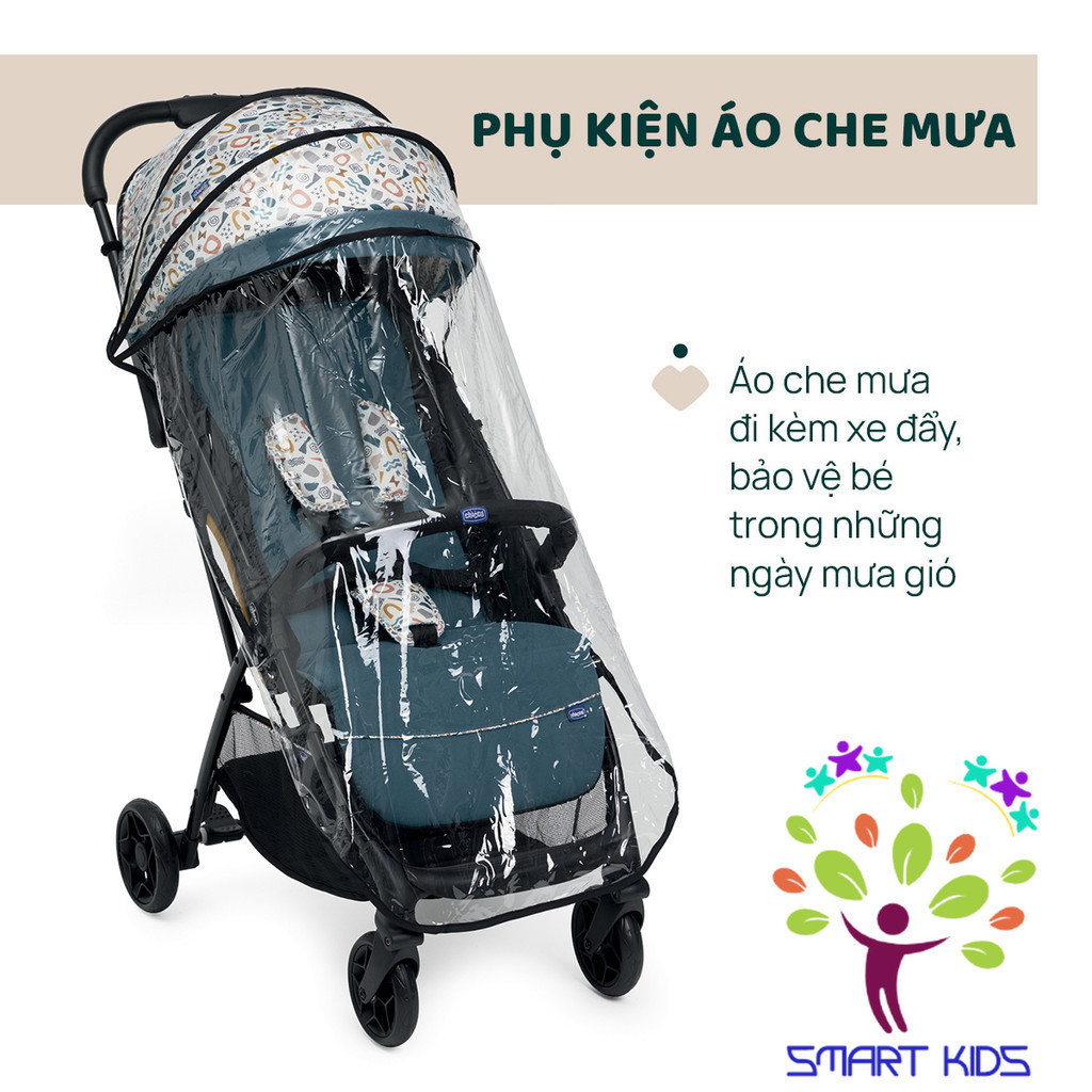 Xe đẩy gấp gọn Chicco Glee dành cho bé từ sơ sinh đến 22kg