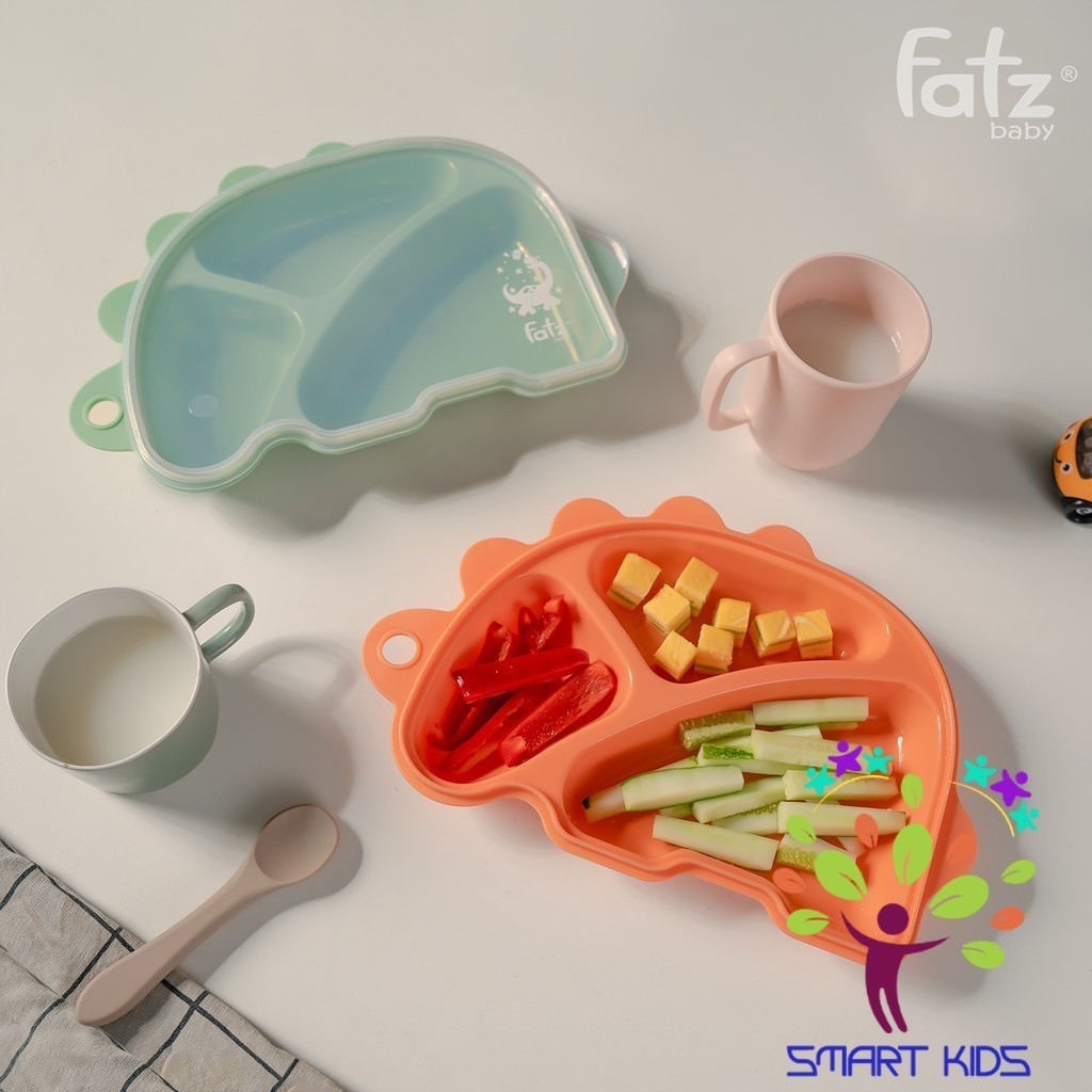 Khay ăn Dặm Khủng Long Cho Bé Fatz Baby FB8301SS