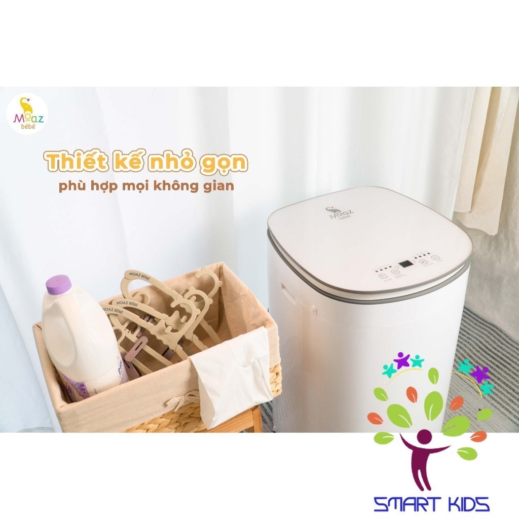 Máy Giặt Sấy Khô Quần áo Cho Bé Moaz BéBé MB-068 Plus