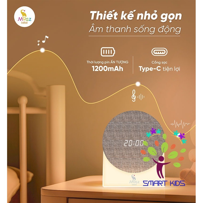 Máy Tạo Tiếng ồn Trắng 4 Trong 1 Moaz BéBé MB-106