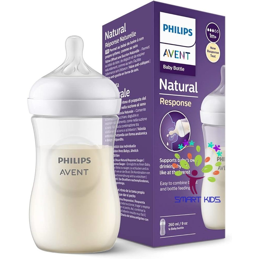 Bình sữa mô phỏng tự nhiên Philips Avent Natural Response 3.0 mẫu mới
