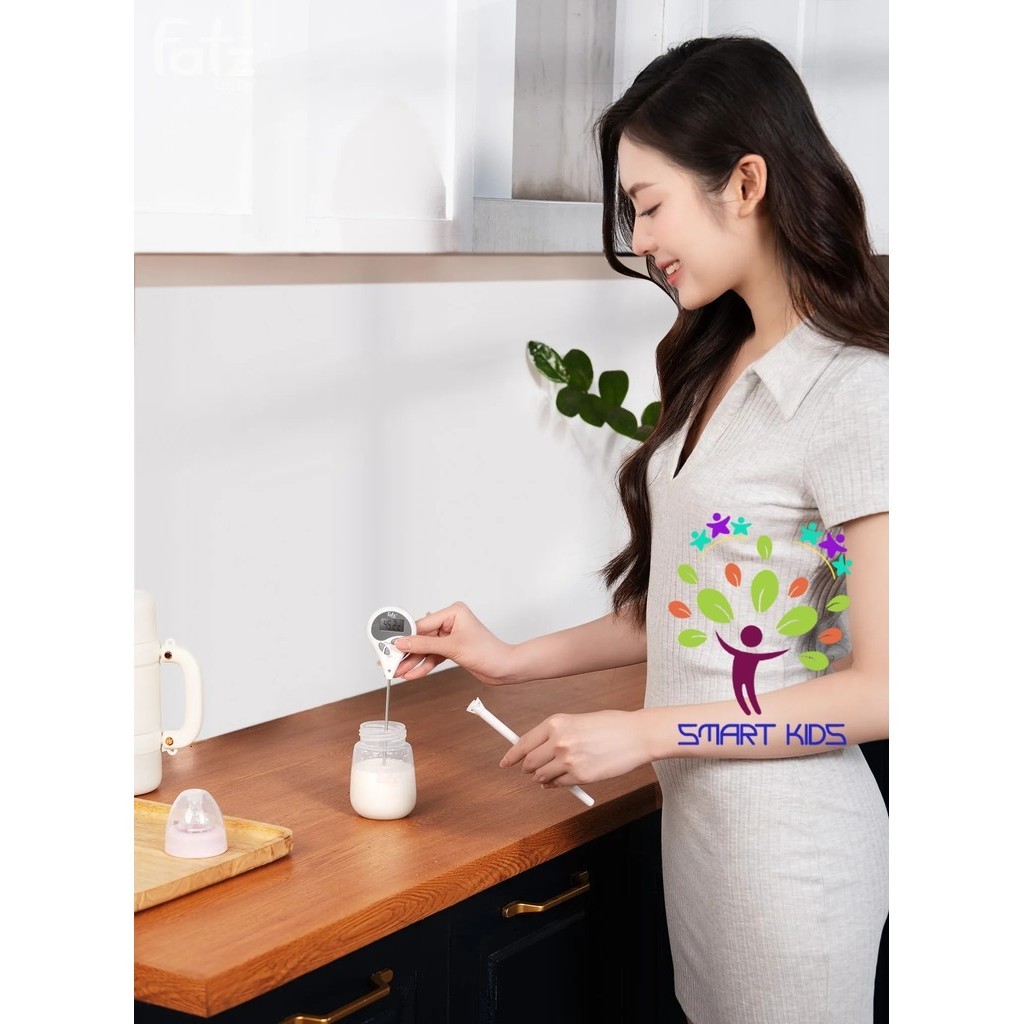Nhiệt Kế điện Tử đa Năng đo Sữa, đo Nước Cho Bé Fatz Baby Truly 1 FB8683WS