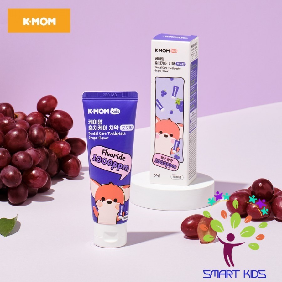 KEM ĐÁNH RĂNG TRẺ EM K-MOM 3-8 TUỔI (50G)