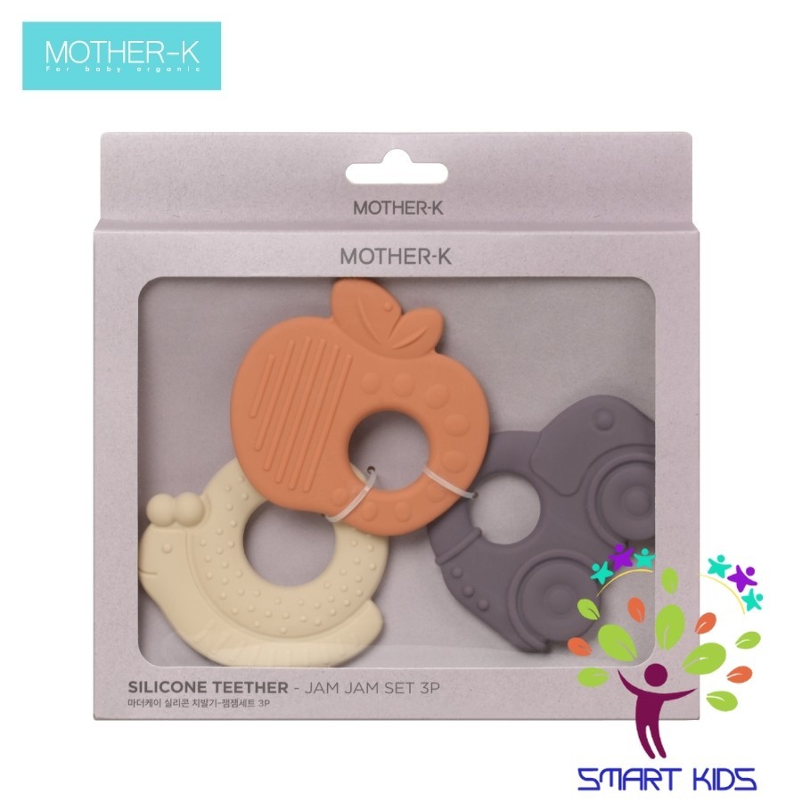 Bộ gặm nướu silicone Mother-K Jam Jam (3c)
