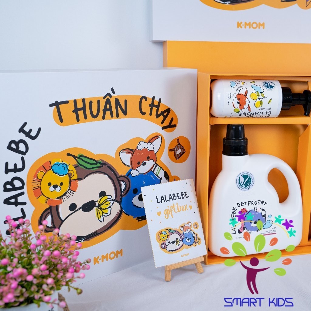 Bộ Quà Tặng Thuần Chay Lalabebe Cao Cấp Hàn Quốc (Lalabebe Giftbox) k-mom