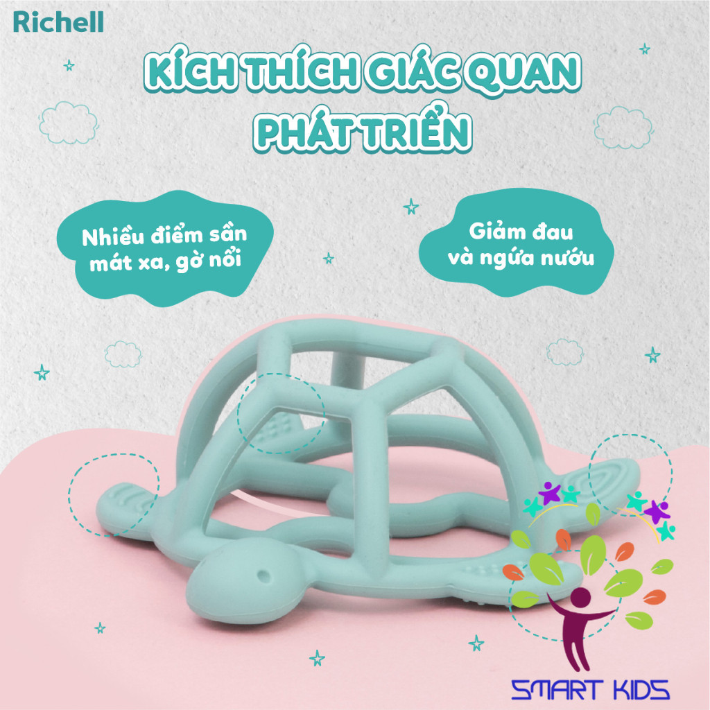 Gặm nướu đồ chơi 3D silicone RICHELL | Baby