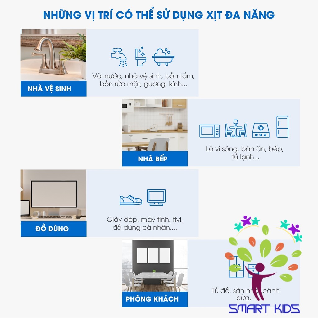 Xịt Đa Năng Oxygen An Toàn Atono2 Cho Bé Và Gia Đình (460ml)