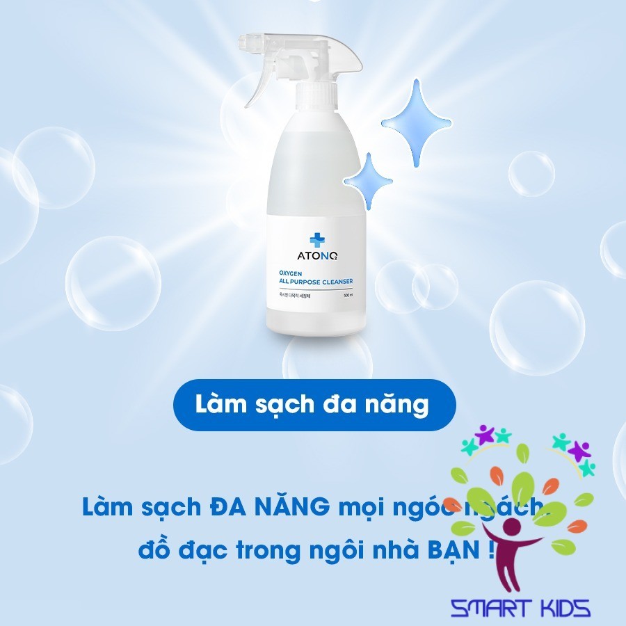 Xịt Đa Năng Oxygen An Toàn Atono2 Cho Bé Và Gia Đình (460ml)