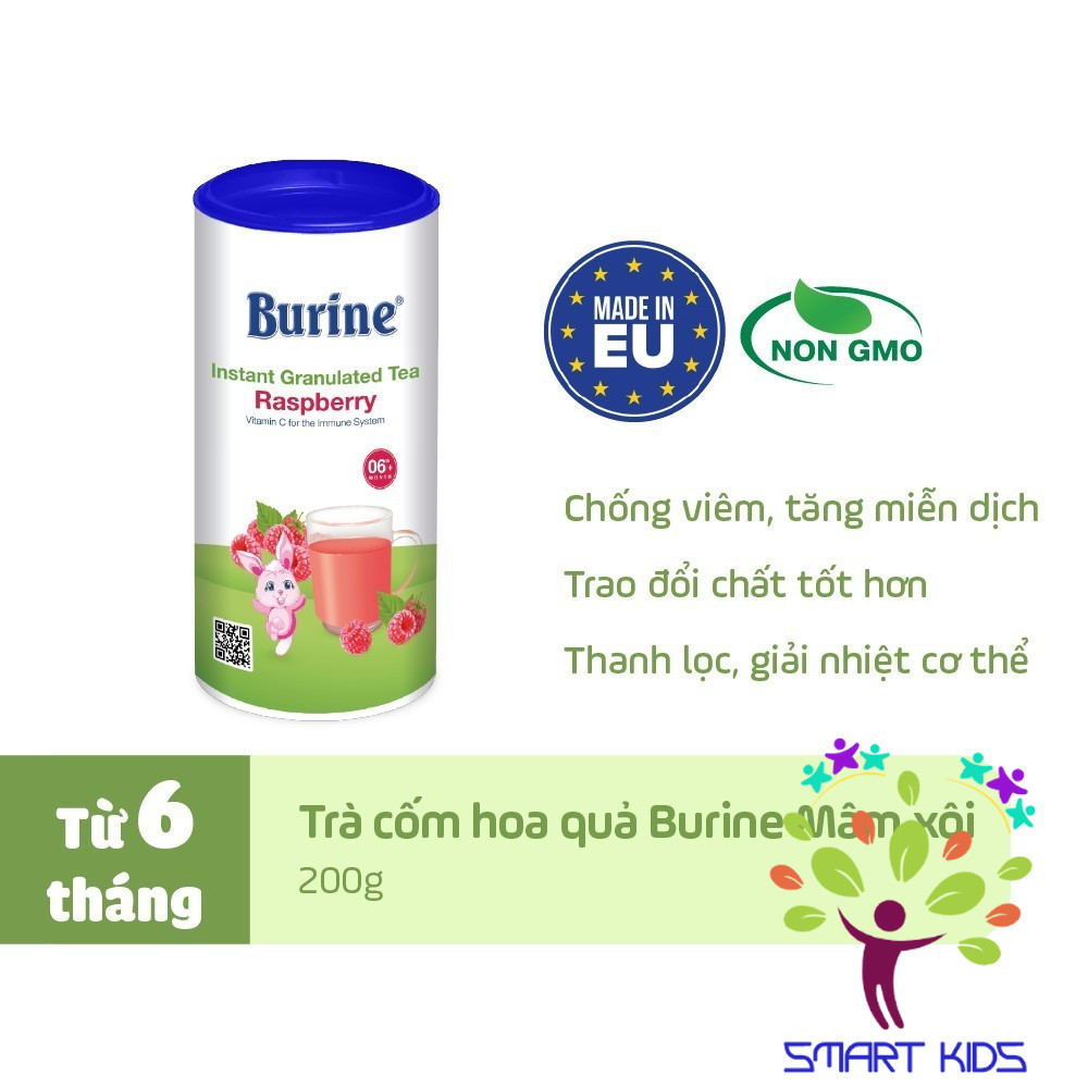 Trà Cốm Hoa Quả HiPP Burine Dành Cho Bé ăn Dặm Từ 4 Tháng Tuổi
