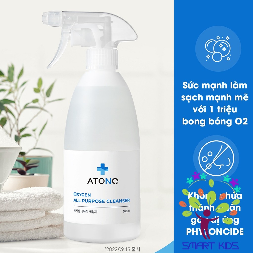 Xịt Đa Năng Oxygen An Toàn Atono2 Cho Bé Và Gia Đình (460ml)