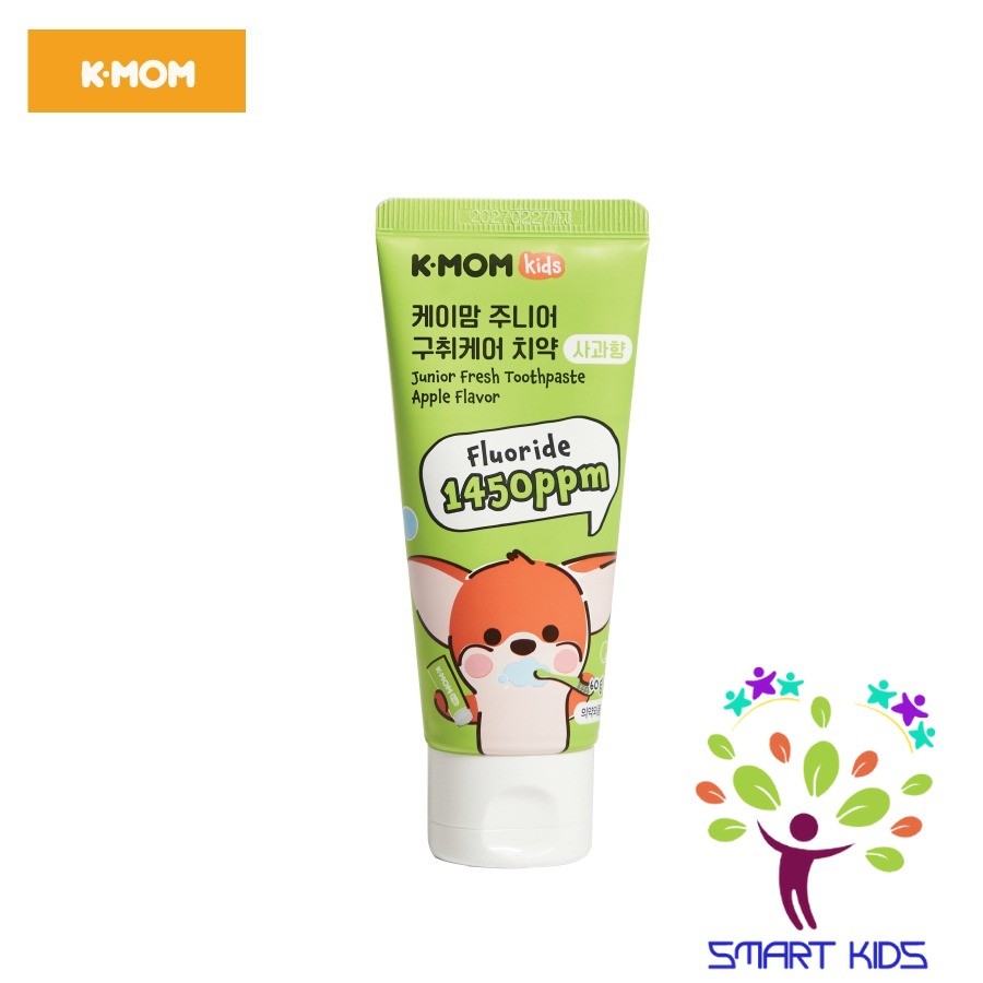 Kem đánh Răng Keo Ong K-Mom Vị Táo (5-9 Tuổi) (60g)