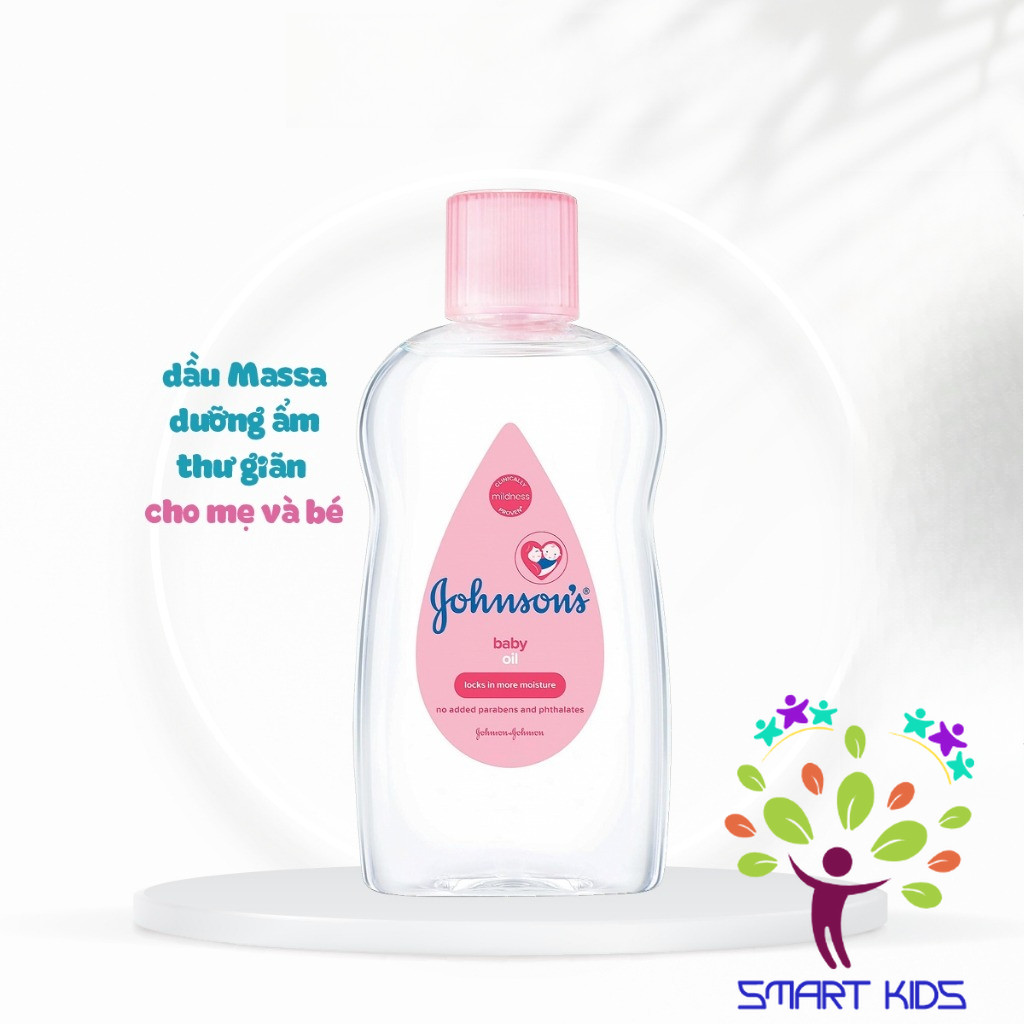 Dầu Mát Xa Dưỡng Ẩm Johnson's Baby Làm Mềm Da - Johnson's Baby Oil Pink 200ml