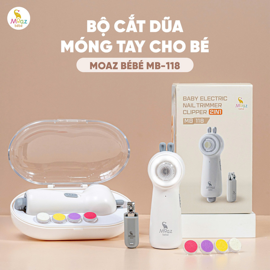 Máy Dũa Móng Tay Cho Bé Moaz BéBé MB-080 MB-118