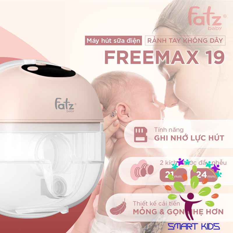 Máy Hút Sữa Điện Rảnh Tay Không Dây Fatz Baby Freemax 19 FB1285MX
