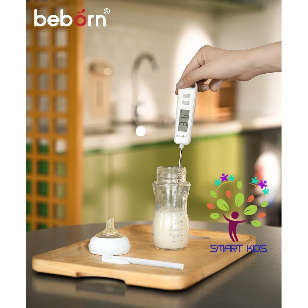 Nhiệt kế điện tử đa năng đo sữa, đo nước cho bé Beborn Pronto 1 MTO1HJ