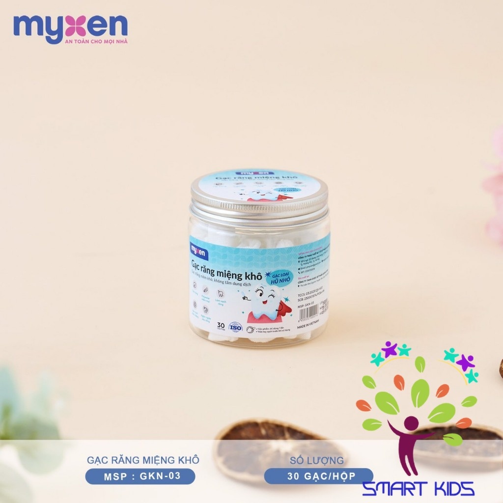 Gạc Răng Miệng Khô MYXEN Hũ Nhỏ 30c/hộp