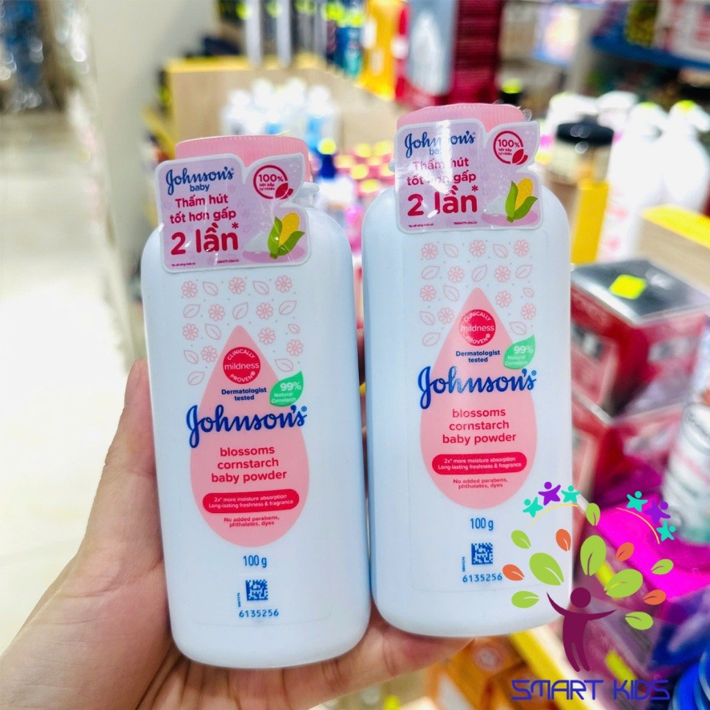 Phấn Rôm Johnson's Baby Powder Khô Thoáng Mềm Mịn - Phấn Thơm Johnson Baby Baby Powder 100g 200g 500g
