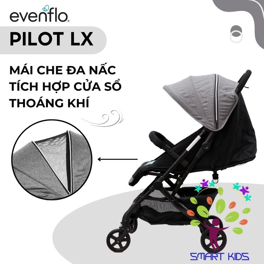 Xe đẩy Evenflo Pilot LX Lightweight Compact