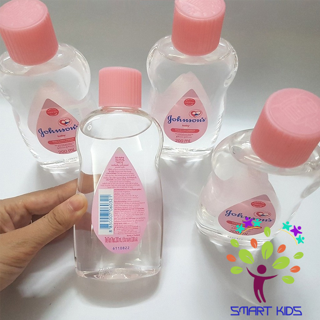 Dầu Mát Xa Dưỡng Ẩm Johnson's Baby Làm Mềm Da - Johnson's Baby Oil Pink 200ml