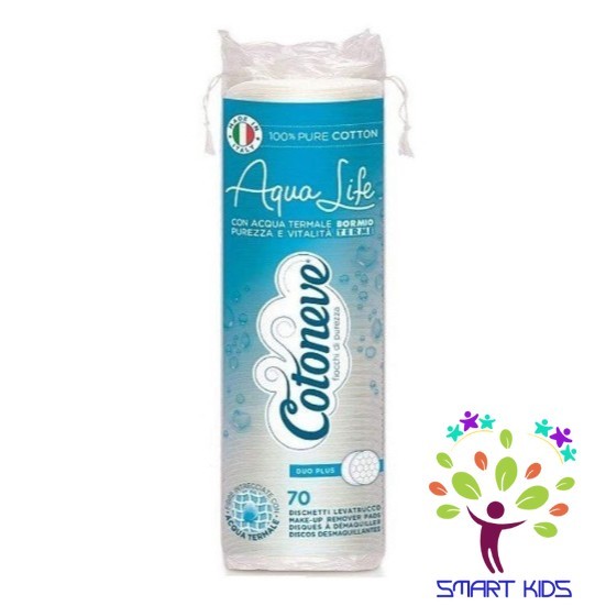 Bông Tẩy Trang Aqua life Cotoneve Nhập Khẩu Italia
