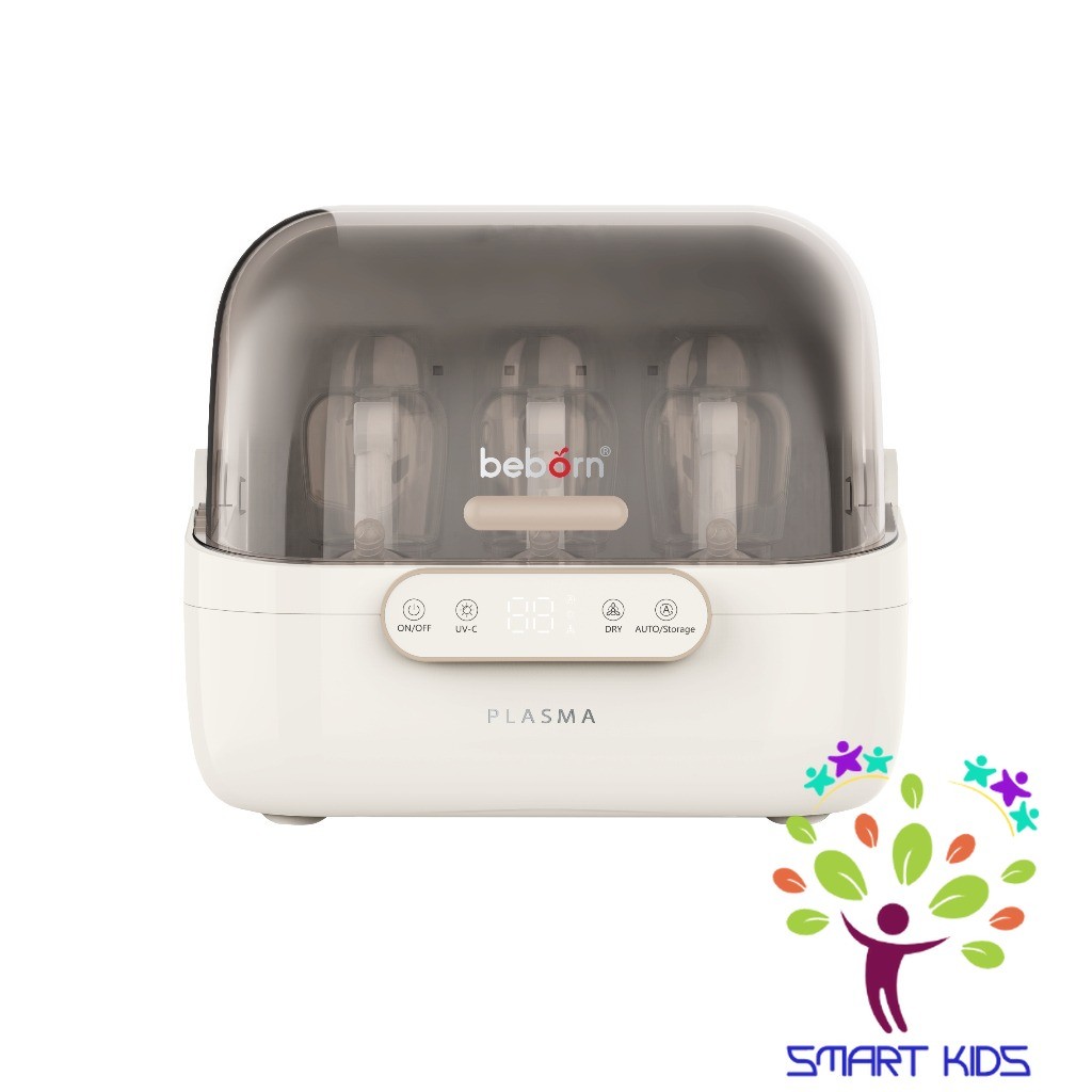 Máy úp Bình Sữa (tiệt Trùng/sấy Khô/khử Mùi/bảo Quản) UVC Công Nghệ PLASMA Beborn Plastio 1 SBP01HB