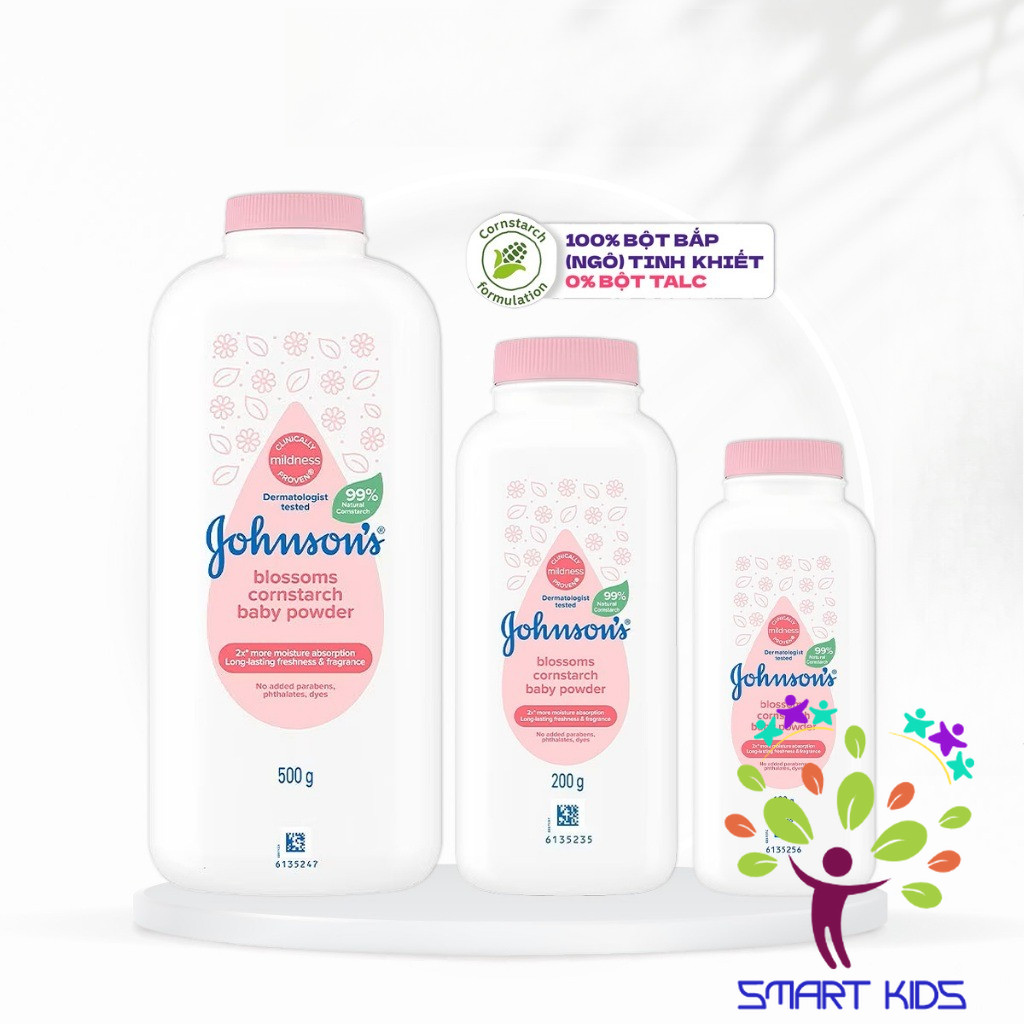 Phấn Rôm Johnson's Baby Powder Khô Thoáng Mềm Mịn - Phấn Thơm Johnson Baby Baby Powder 100g 200g 500g