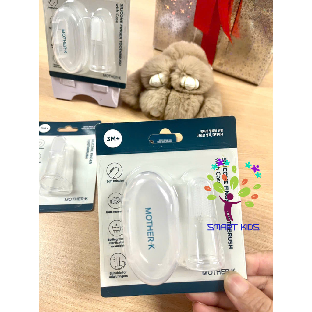 Rơ lưỡi Silicone Mother-K Hàn Quốc kèm hộp đựng