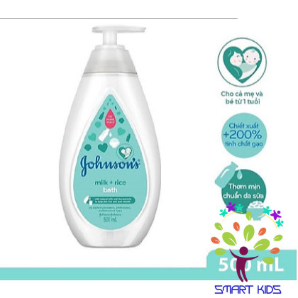 Sữa Tắm Johnson's Baby Cho Bé Từ Sữa Và Gạo Dưỡng Ẩm Johnson's Baby Milk + Rice Baby Bath
