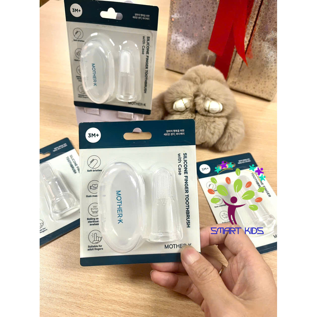 Rơ lưỡi Silicone Mother-K Hàn Quốc kèm hộp đựng