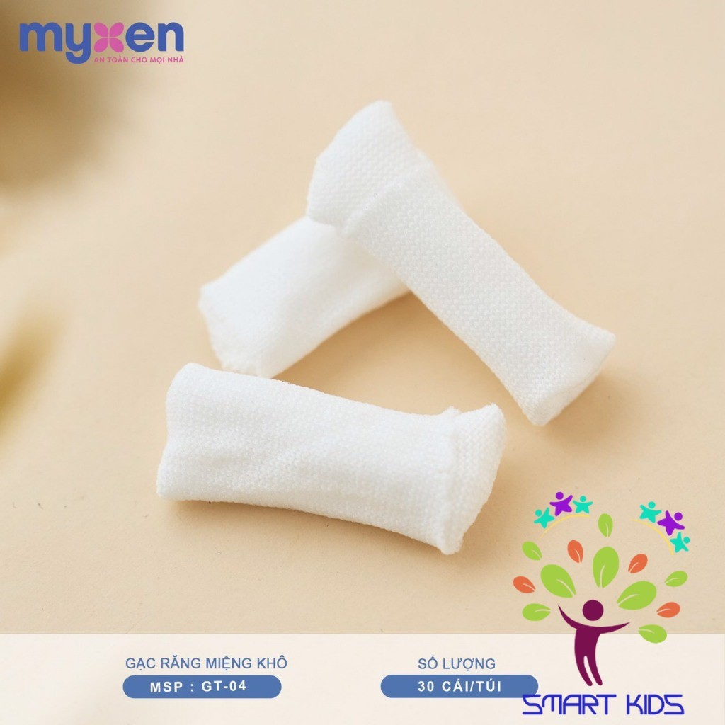 Gạc Răng Miệng Khô MYXEN Dạng Túi Gói 30 Cái