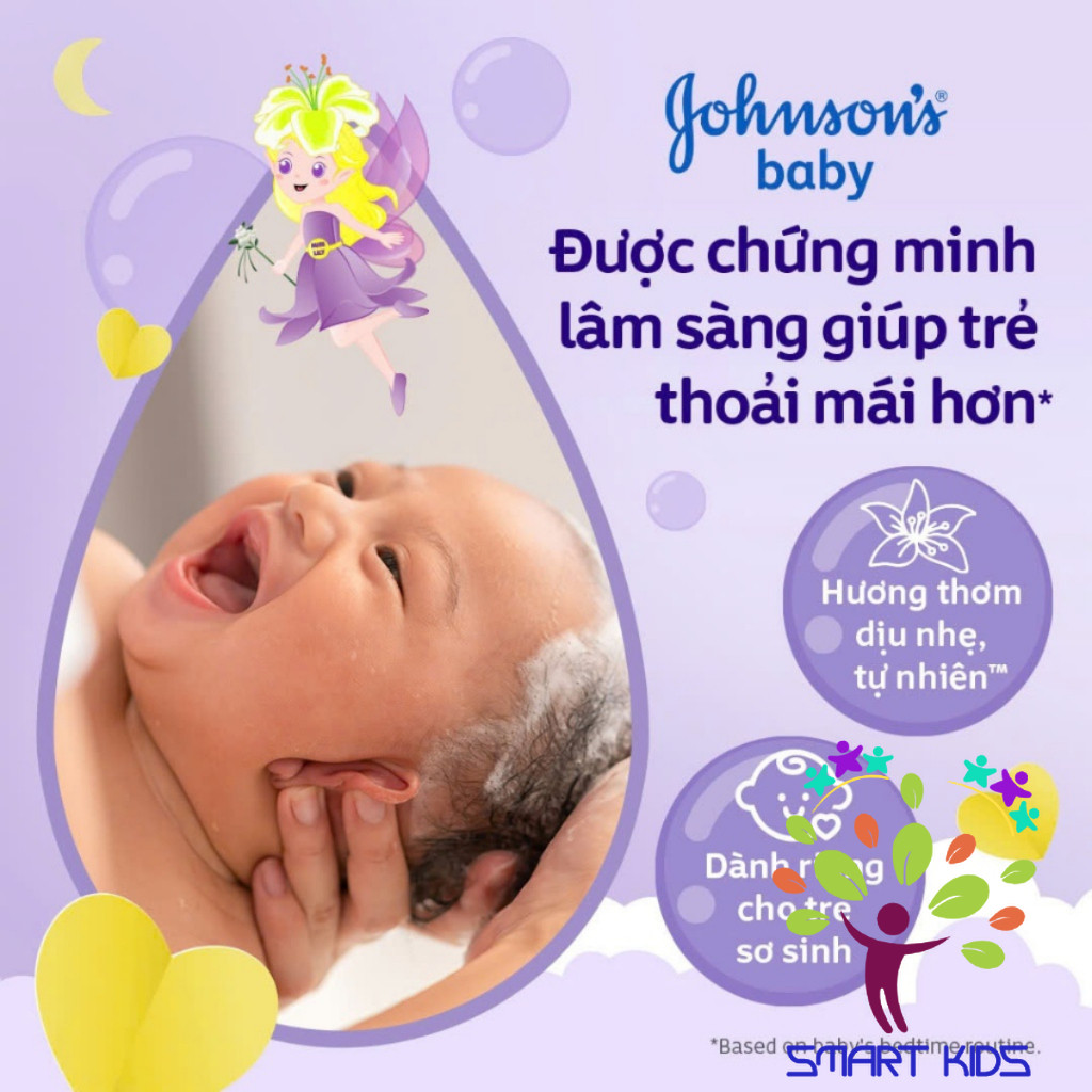 Sữa Tắm Gội Johnson's Baby Bedtime Bath Hương Lavender Thư Giãn Dành Cho Bé