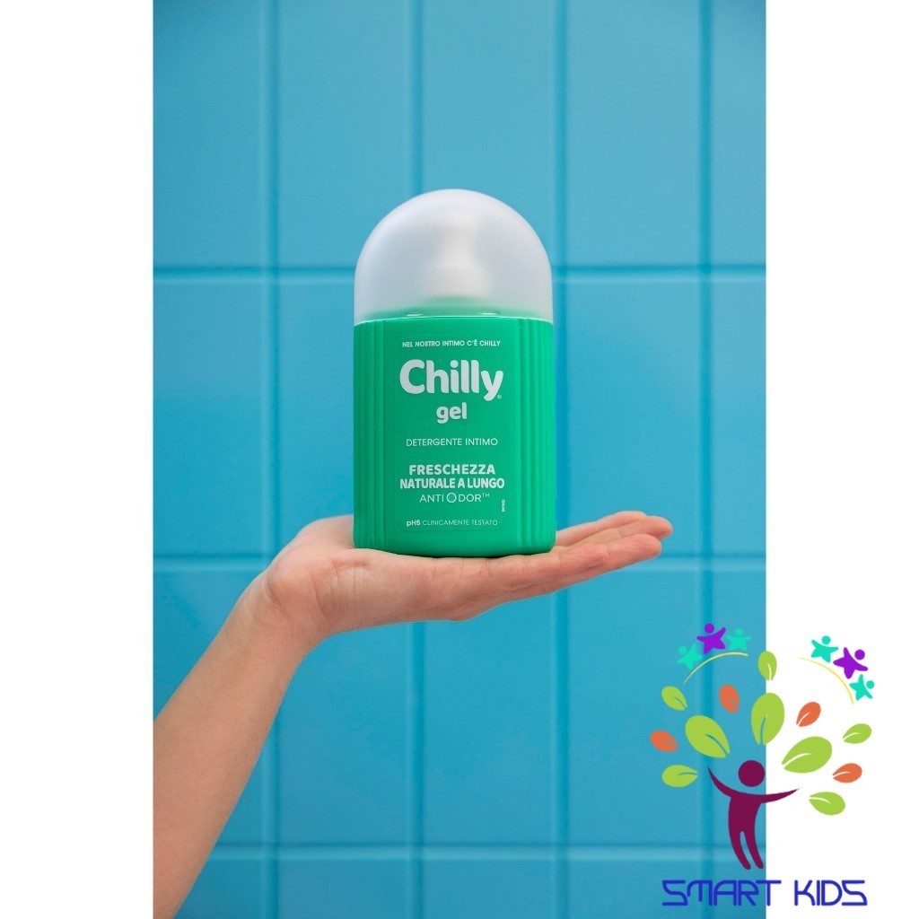 Dung dịch vệ sinh phụ nữ Chilly 200ml làm sạch và dưỡng ẩm, chiết xuất bạc hà ngừa vi khuẩn, ngăn mùi hiệu quả
