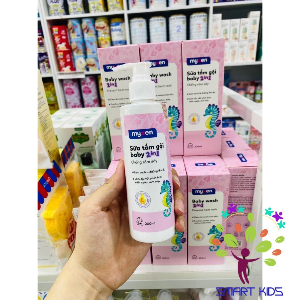 Sữa Tắm Gội Baby 2in1 MYXEN  200ml