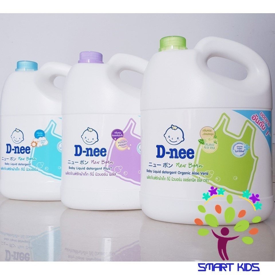 Nước giặt quần áo em bé Dnee 3000ml (Chính hãng có tem Đại Thịnh)
