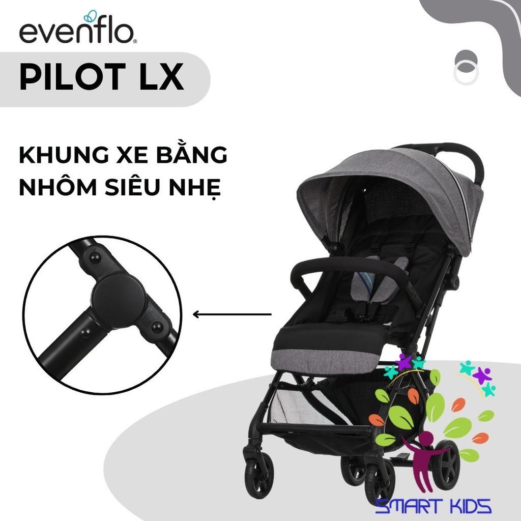 Xe đẩy Evenflo Pilot LX Lightweight Compact