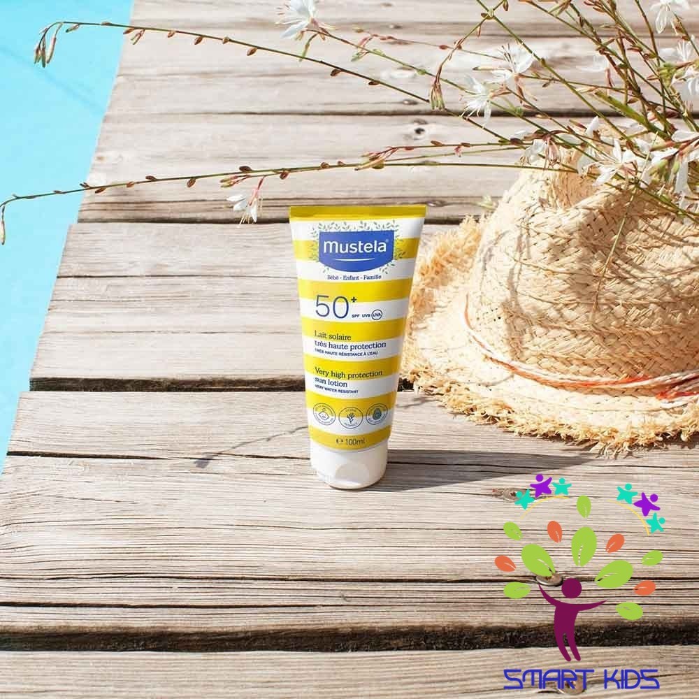 Kem Chống Nắng Cho Trẻ Sơ Sinh & Em Bé Very High Protection Sun Lotion MUSTELA 100ml