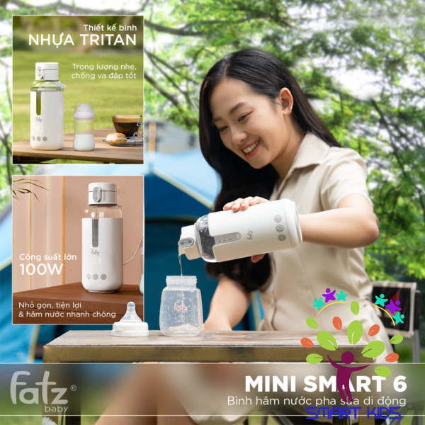 Bình Hâm Nước Pha Sữa Di động Fatz Baby Mini Smart 6 FB3820FD