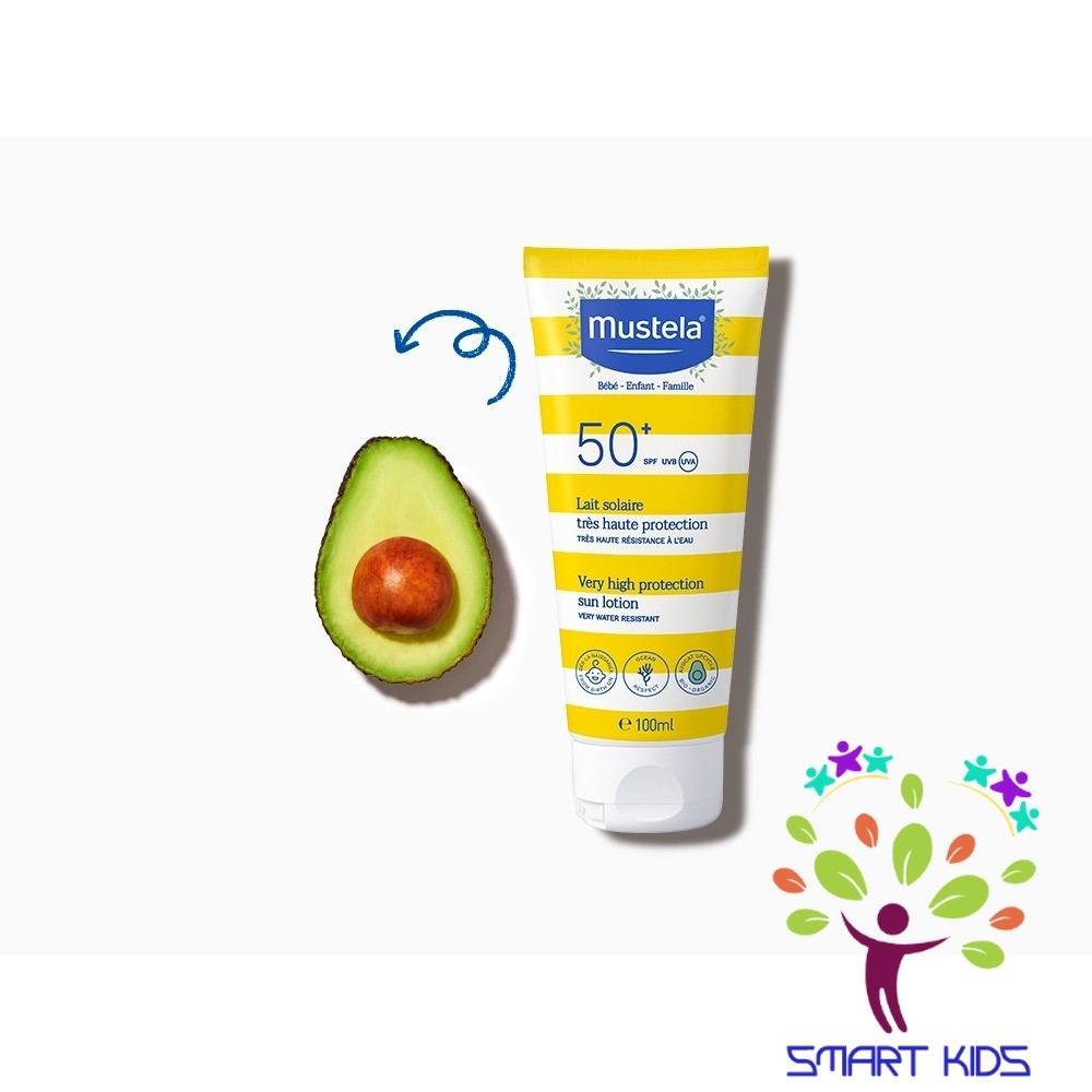 Kem Chống Nắng Cho Trẻ Sơ Sinh & Em Bé Very High Protection Sun Lotion MUSTELA 100ml