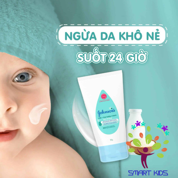 Kem Dưỡng Johnson's Baby Dưỡng Ẩm Dịu Nhẹ Chống Nẻ Dành Cho Bé- Johnson's Baby Cream 50g