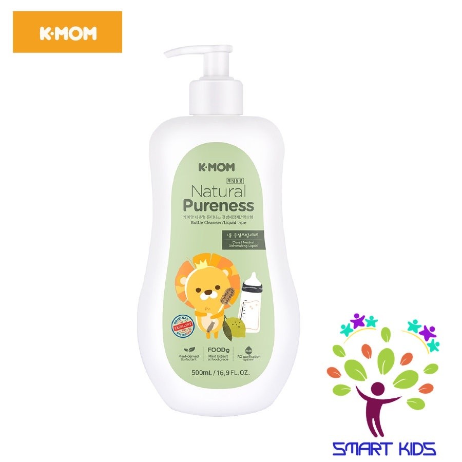 NƯỚC RỬA BÌNH & RAU QUẢ CHIẾT XUẤT TỰ NHIÊN K-MOM HÀN QUỐC