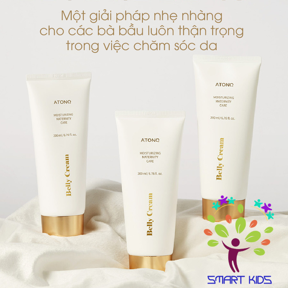Kem Rạn Da Cho Bà Bầu ATONO2, Giúp Chống Rạn Da Trước Và Sau Sinh, Giảm Mờ Thâm Sẹo, Made in Korea