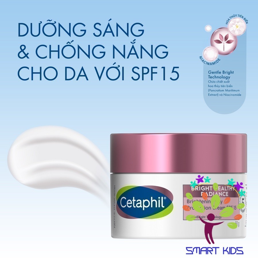 Kem Dưỡng ẩm Sáng Da Ban Ngày Cho Da Nhạy Cảm Cetaphil Bright Healthy Radiance Day Protection Cream SPF15